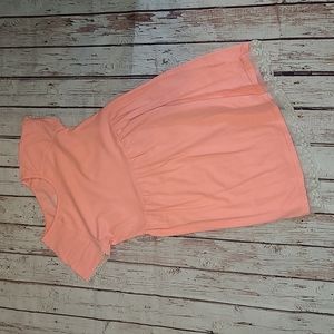 Peach Colored Knee Length Dress